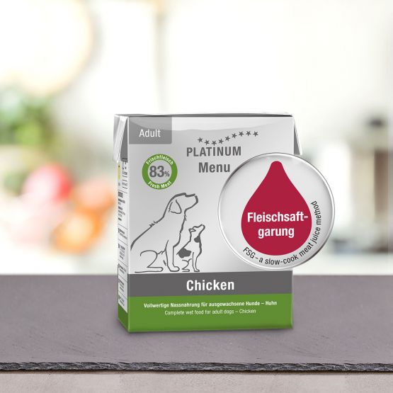 nassfutter hund menu adult chicken 51